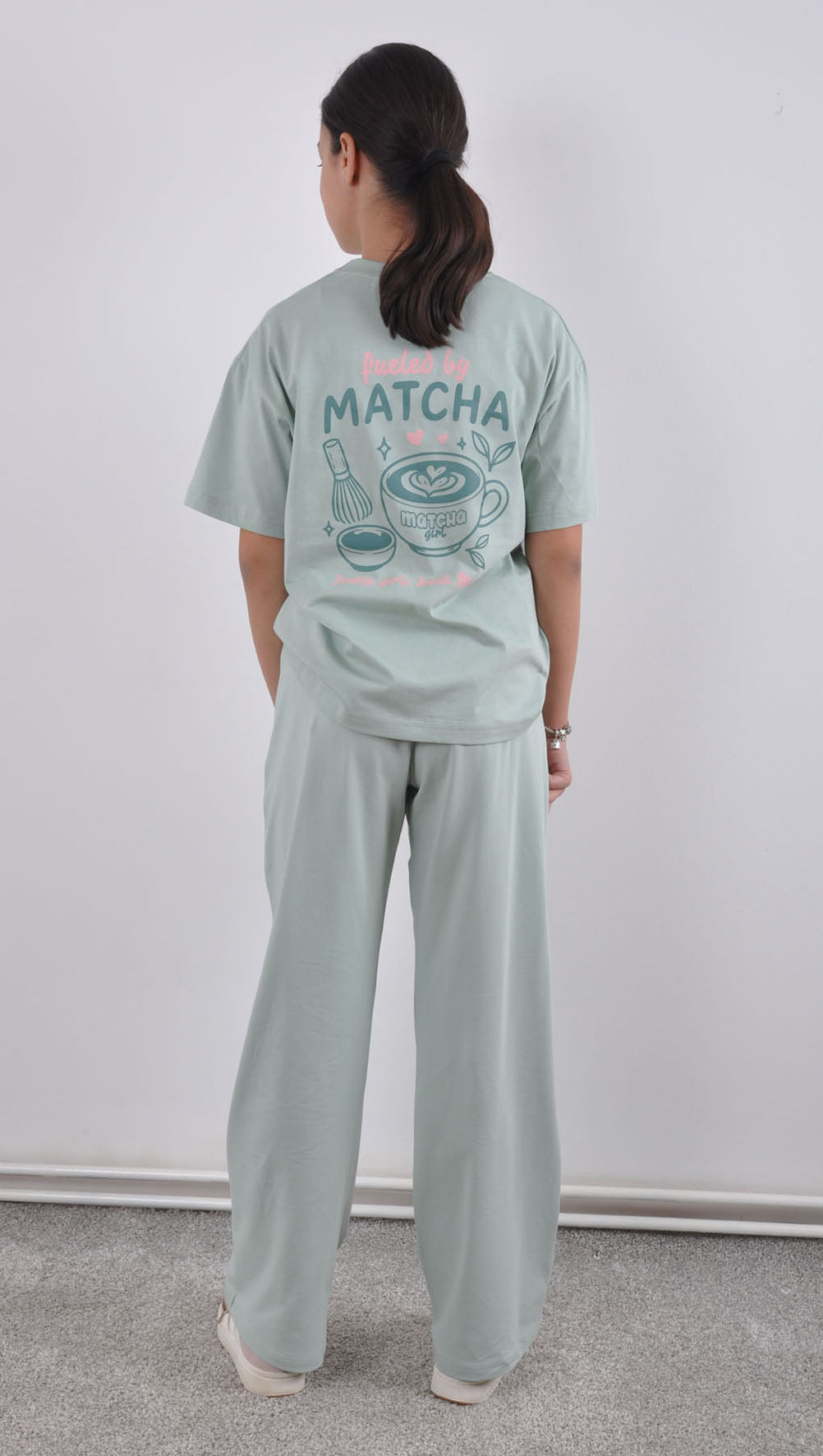 MAJICA MATCHA LATTE (OVERSIZE) 2-16