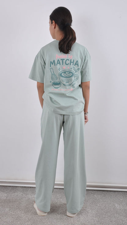 MAJICA MATCHA LATTE (OVERSIZE) 2-16